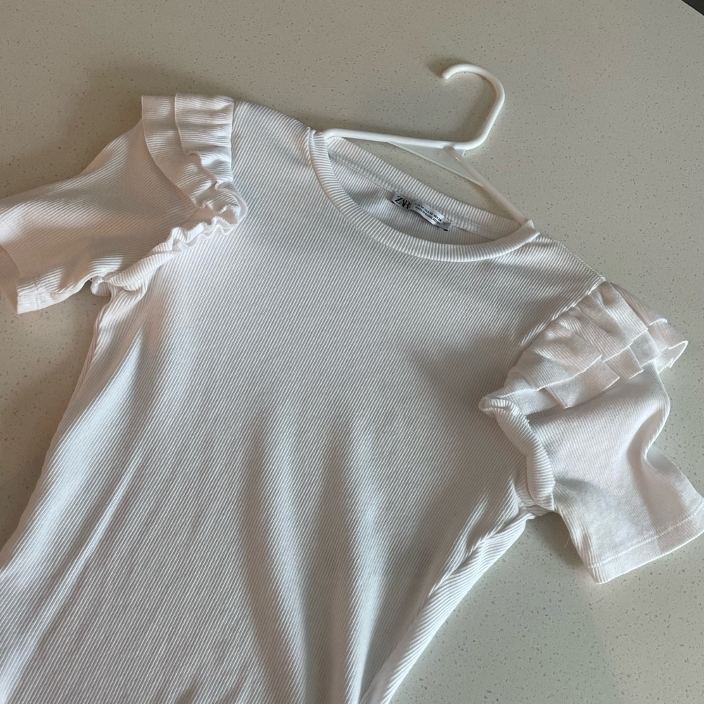 White Zara body suit